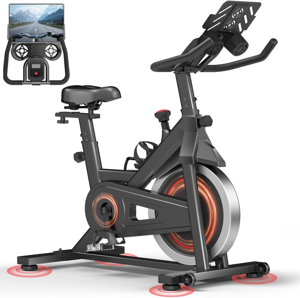 CURSOR FITNESS Exercise Bike for Home, 300 LBS